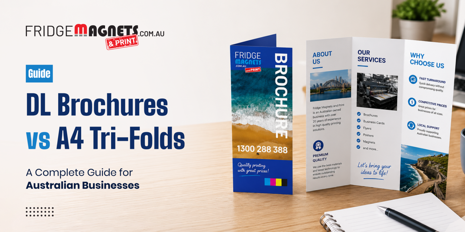DL Brochures vs A4 Tri-Folds: A Complete Guide for Australian Businesses
