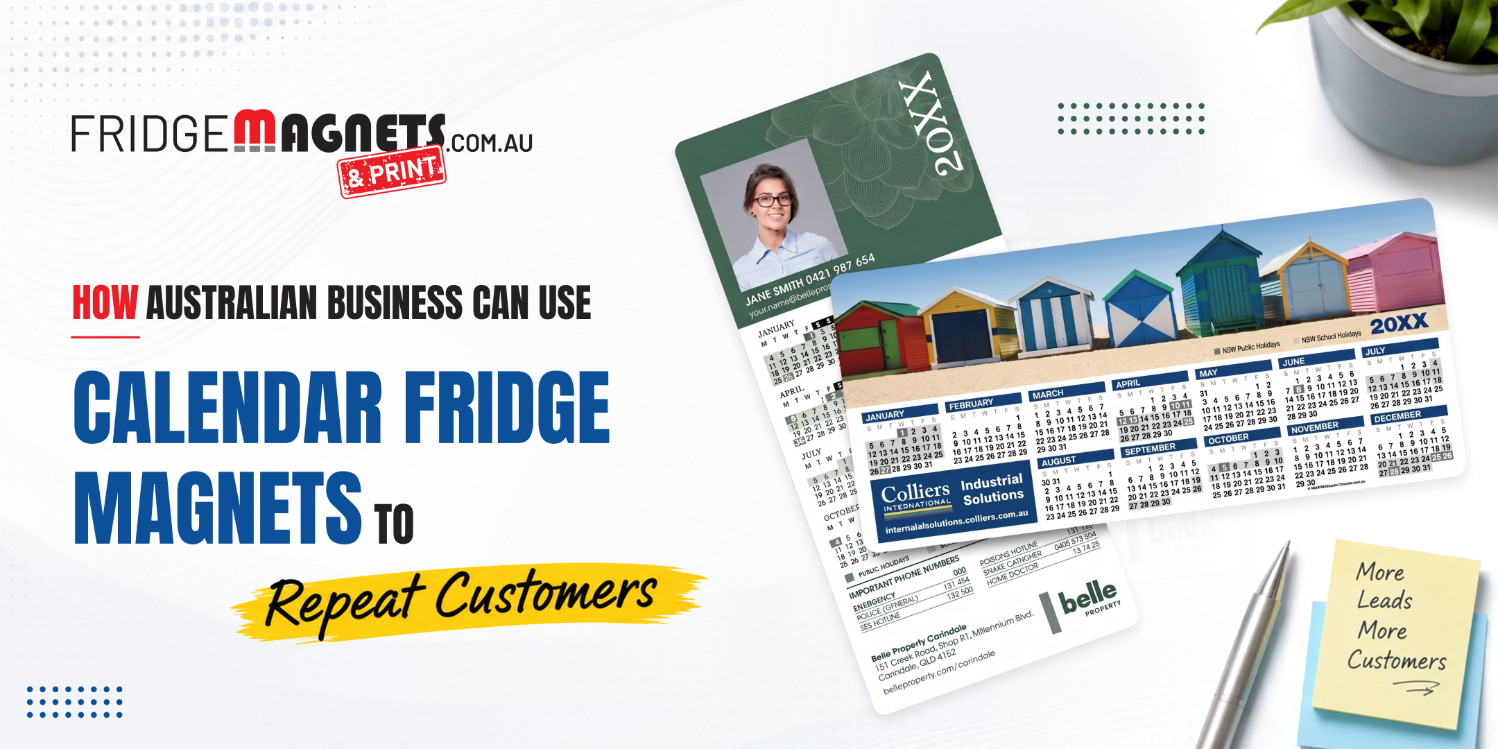 How Australian Businesses Can Use Calendar Fridge Magnets to Generate Repeat Customers