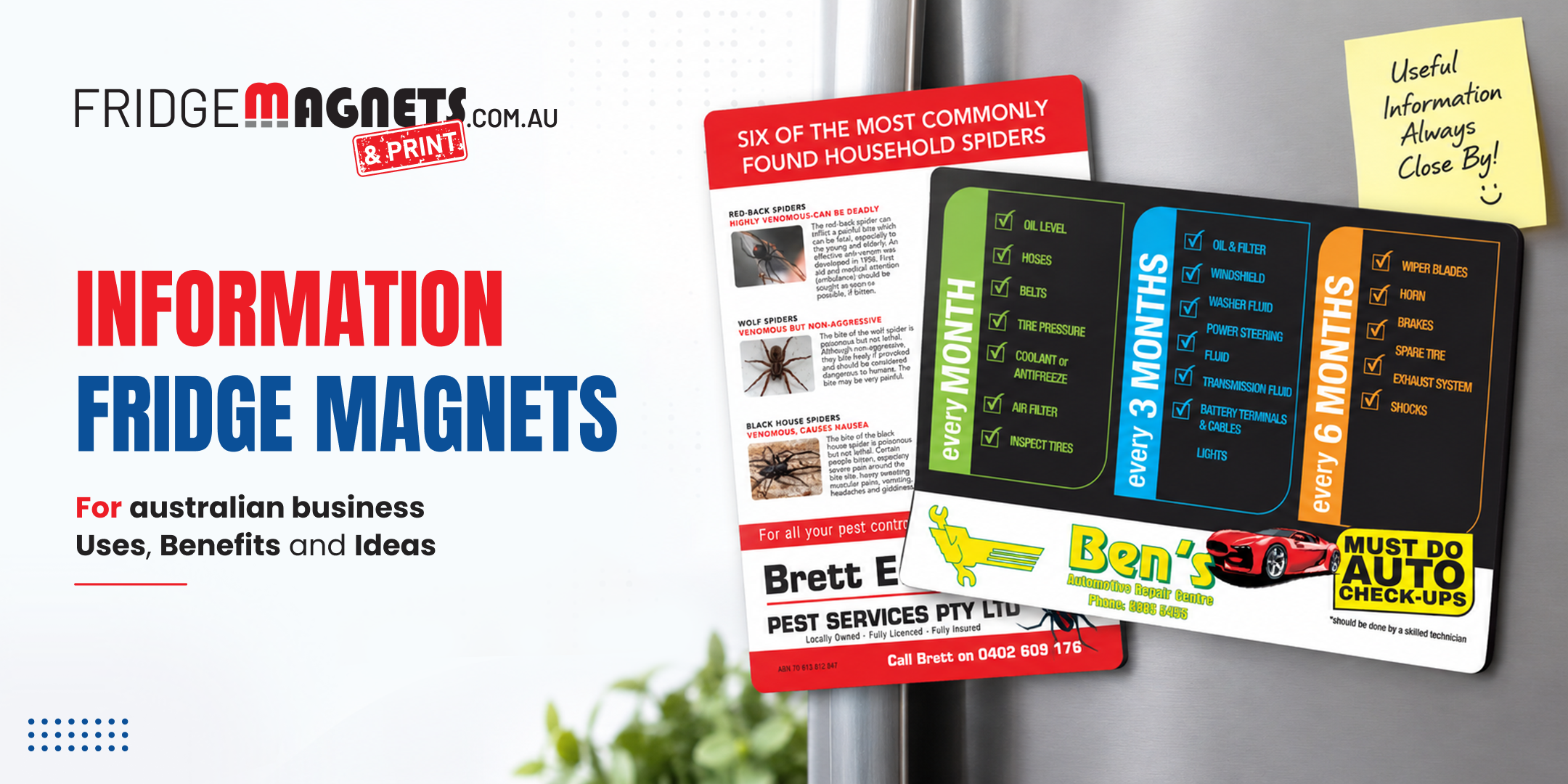 Information Fridge Magnets for Australian Businesses Uses Benefits and Ideas
